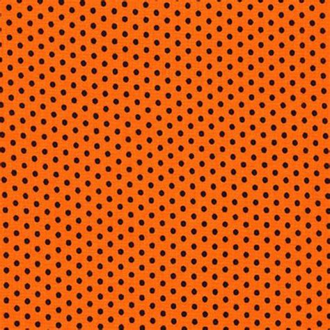 Orange Robert Kaufman Mini Black Dot Fabric Spot On Modes4u