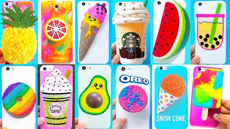 12 Diy Phone Cases Food Inspired Easy And Cute Phone Projects And Iphone Hacks Youtube