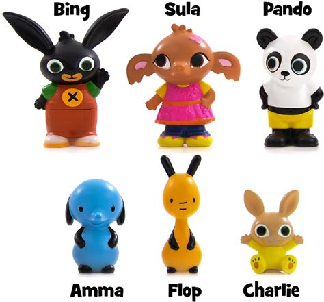 Bing And Friends 6 Figure Set Toys For Babies Toddlers And Kids