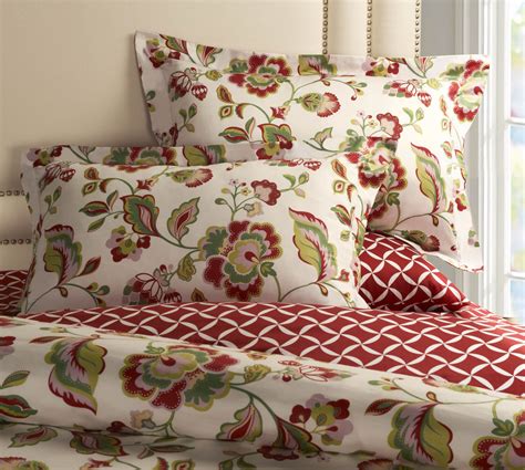 This 3 Pc Bedding Set With A Floral Vibrant Jacobean Pattern That Pairs