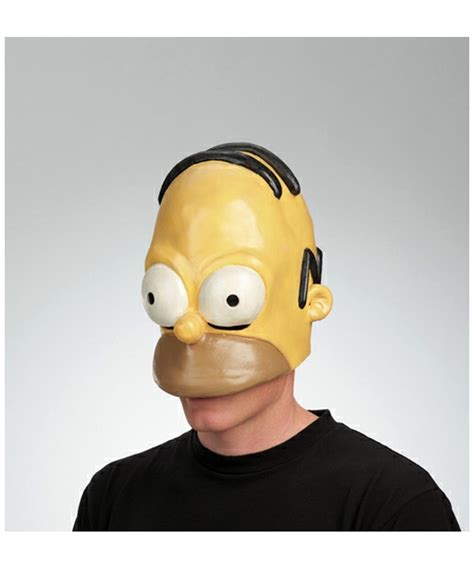 Homer Simpson Half Cap Mask Adult Costume Accessory Movie Halloween