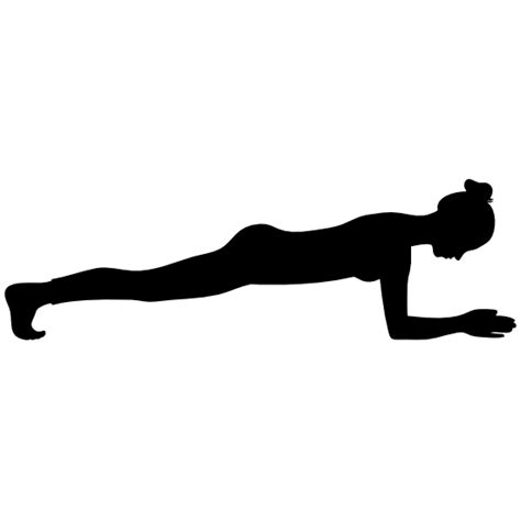 Plank Yoga Pose Sticker