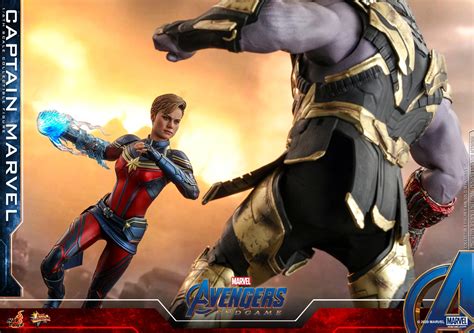 In the words of mashable's own angie han, well, thanos is fucked. while it's clear the demise of angry grimace and his population control bullshit is imminent, exactly when, where, and how captain marvel and the rest. Avengers: Endgame - Captain Marvel Figure by Hot Toys ...