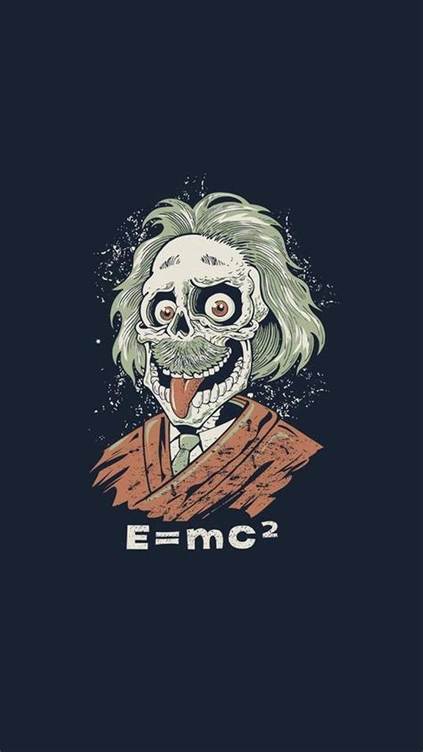 Funny Albert Einstein Caricature Hd Wallpaper Iphone 6 Plus Papel De