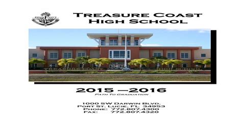 Treasure Coast High School St Lucie County School Sites Pdf Document