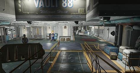 This vault was never finished, with only the main entrance. Welcome Home - My Vault 88 Build : fo4