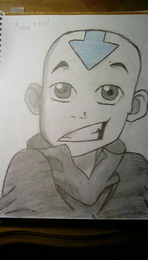 Aang Avatar The Last Airbender Fanart By Cayla Huffman Fan Art