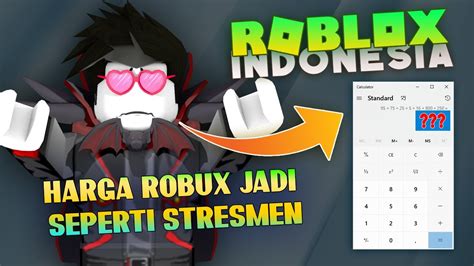 Harga Robux Jadi Seperti Stresmen Roblox Indonesia Youtube