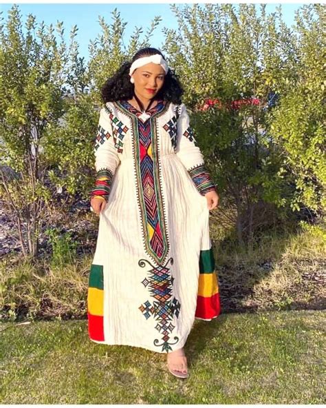 Gondar Amhara Ethiopian Clothing Ethiopian Traditional Dress Traditional Outfits