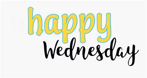Transparent Happy Wednesday Clipart - Calligraphy , Free Transparent 