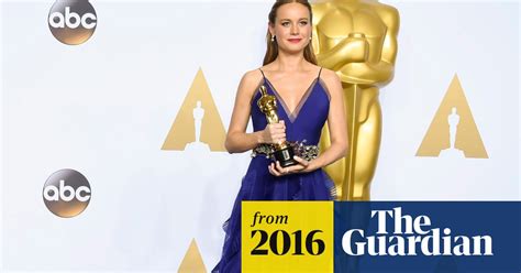 Brie Larson Addresses Hollywood Sexism Following Oscar Win Oscars 2016 The Guardian