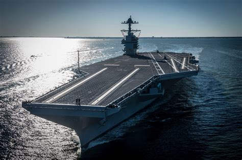 Worlds Largest Supercarrier Uss Gerald R Ford Commissioned