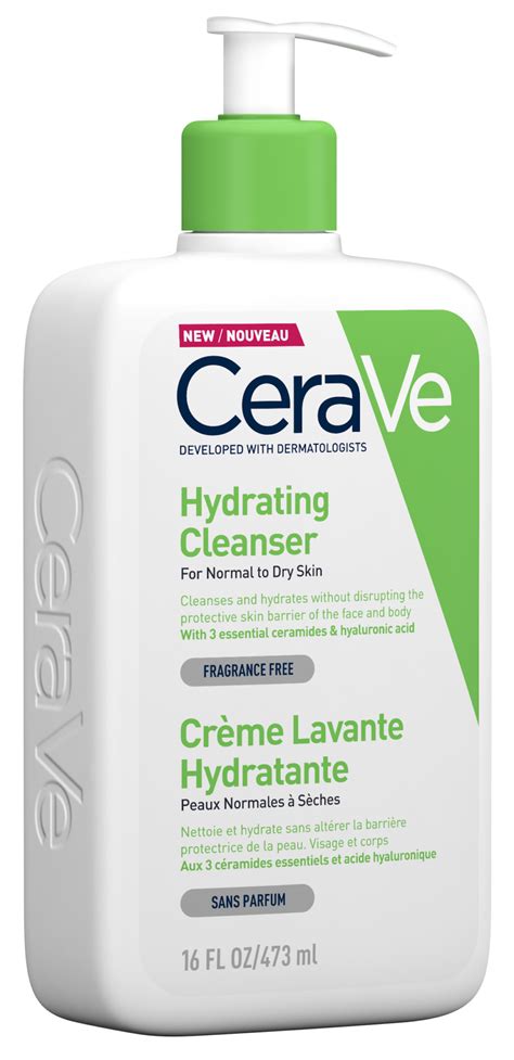Cerave Hydrating Cleanser Daily Face And Body Wash For Normal To Dry