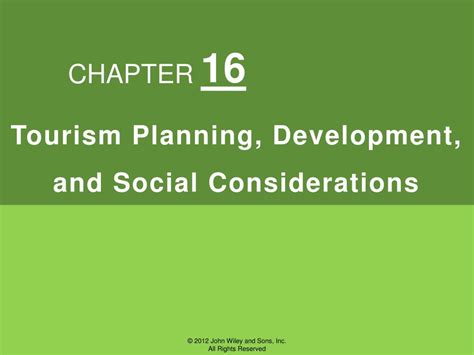Ppt Tourism Planning Development And Social Considerations Powerpoint Presentation Id3135629