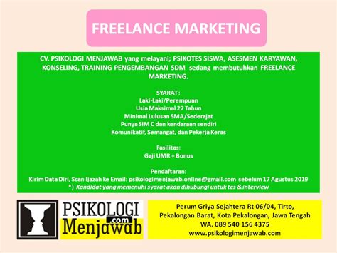 See more of lowongan guru pekanbaru on facebook. Lowongan Guru Bk Pekalongan / Https Smkmuhamka Sch Id ...