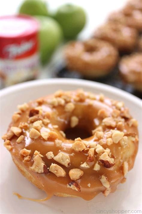 Caramel Apple Donuts Recipe Delicious Donuts Apple Donuts Caramel