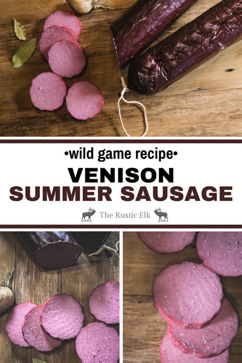Don't let the name fool you, this smoked venison summer sausage recipe is great any time of the year and is a welcomed appetizer at parties, especially when served with a side of sharp. Venison Summer Sausage | Recipe | Venison, Venison summer ...