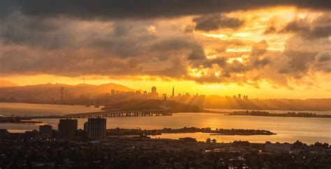 San Francisco sunset from the Berkeley Hills : sanfrancisco