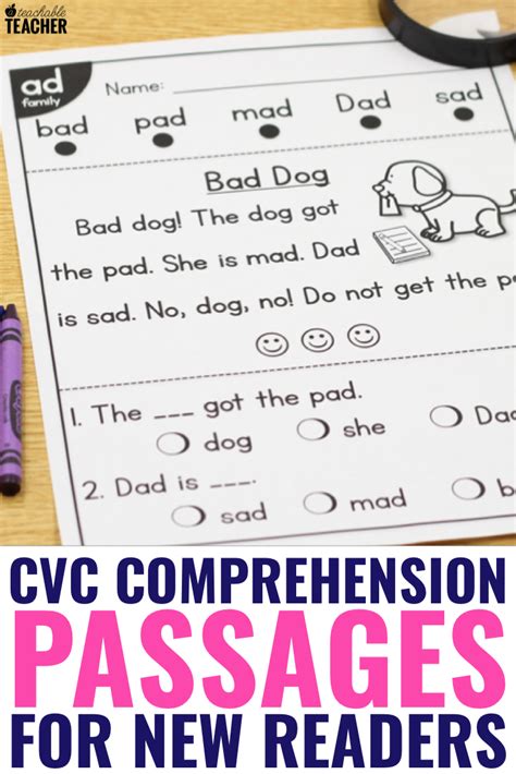 Cvc Words Simple Sentences For Kindergarten To Read Pdf Phonics Cvc I