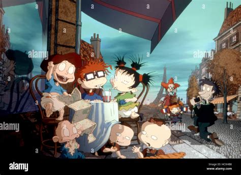Rugrats In Paris The Movie Clockwise L R Tommy Pickles Chuckie Finster Kimi Watanabe Didi