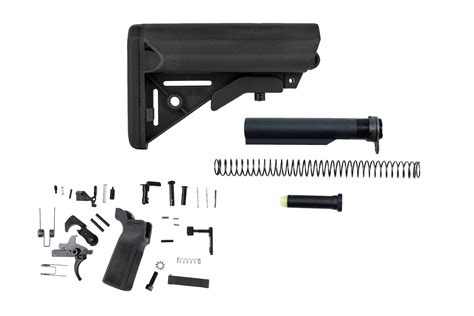 Shared Post Ar15 Lower Build Kit With B5 Systems Sopmod Stock