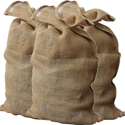 Jute Hessian Sacks Bags 25kg Potato Vegetable Logs Storage Wholesale