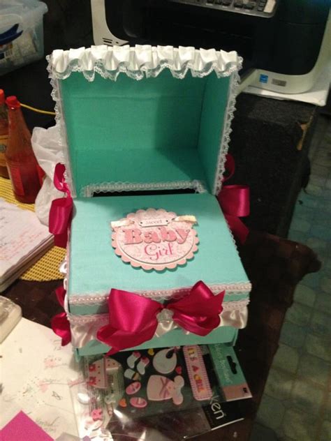 Target/party supplies/baby shower gift certificate (60)‎. Baby shower $ and gift card box | Baby shower card box ...