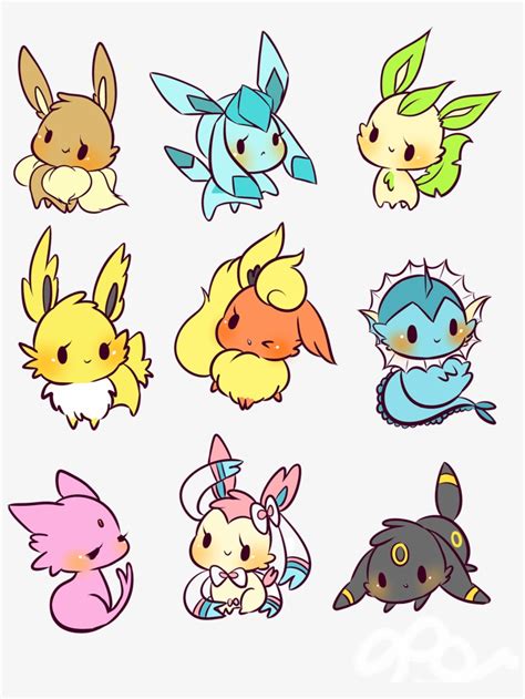 Easy Eevee Evolution Drawings New Drawing Tutorials Are Uploaded