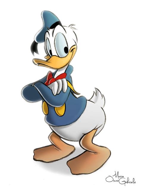 Donald Duck By Mariooscargabriele On Deviantart Paperino Arte Di