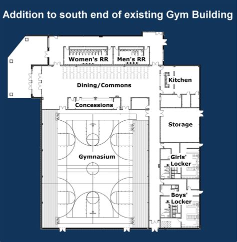 Gym Layout Simplified For Web Nebraska Christian Schools