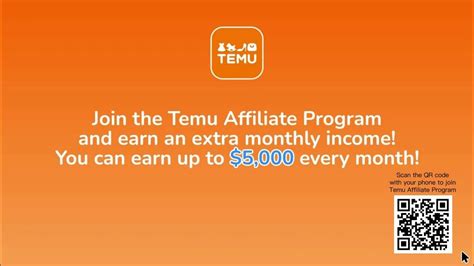 "Secrets Revealed: Make $5,000 a Month with Temu Affiliate Program