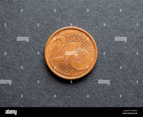 Two Cent Euro Coin Stock Photo Alamy