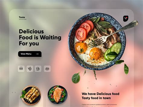 Food Mobile App Landing Ux Ui Design By Ghulam Rasool 🚀 For Upnow