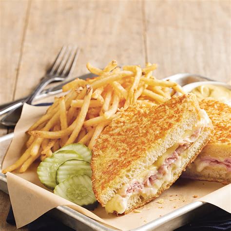 Hot Ham And Cheese Sandwich Lunch Special Menu Bjs Restaurants And Brewhouse