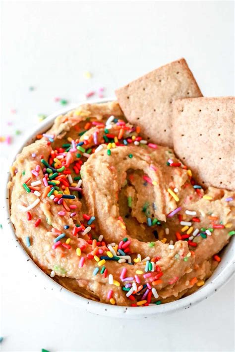 Healthy Funfetti Dip Tastes Like Cake Batter The Toasted Pine Nut