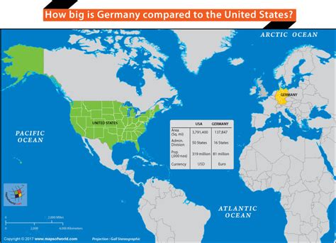 Map of frederick's defeat 1620. How big is Germany compared to the United States? - Answers