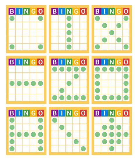 Bingo Patterns Printable