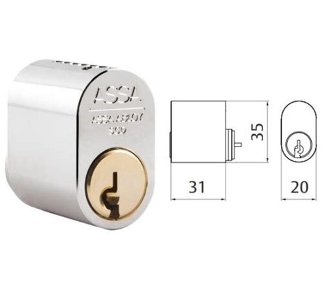 Scandinavian Oval Lock Cylinder Assa Abloy 1301 5 Keys 6 Pin Dorma Ruko