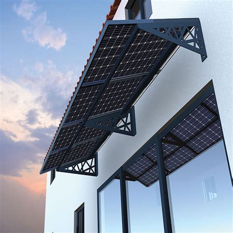 Auvent Solaire Photovoltaïque Portrait Atrium Concept