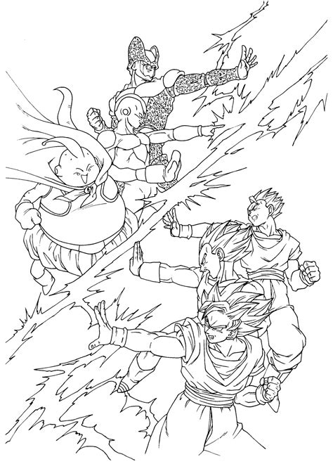 Coloriage Dragon Ball Z Super  GreatestColoringBook.com