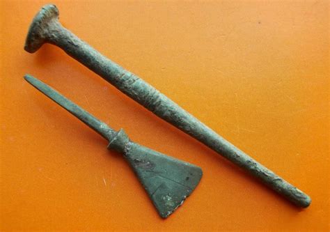 Ancient Roman Bronze Hair Pins 2 Catawiki