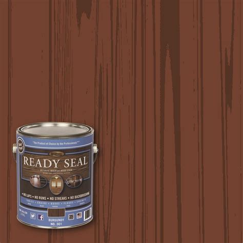 Ready Seal 1 Gal Burgundy Ultimate Interior Wood Stain And Sealer 301