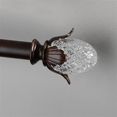 Glass Finials For Curtain Rods In Furniture Ideas Deltaangelgroup