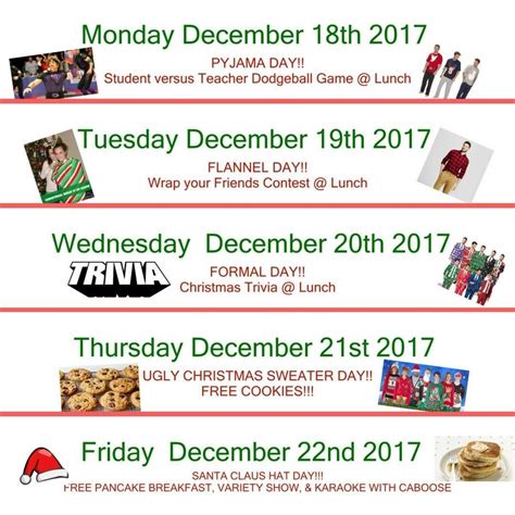 Austintown fitch will hold their 4th annual christmas themed spirit week, five days of christmas, december 17th through the 21st. 10 Wonderful Spirit Week Ideas For High School 2020