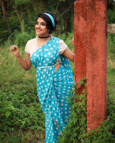 Malayalam Actress Tamil Actress Polka Dot Saree Forever 21 Outfits Celebrity Photographers