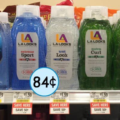 Order online quickly and cheaply. L.A. Looks Hair Gel Just 84¢ At Publix
