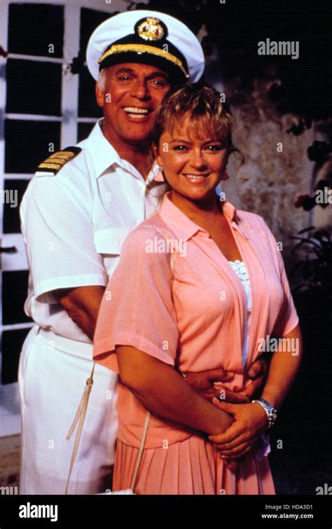 Love Boat Jill Whelan Gavin Macleod Television 1977 86 Stock Photo
