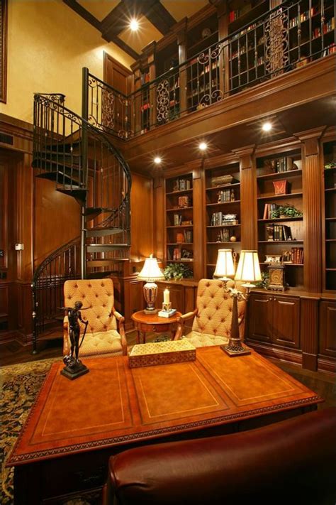 Library Office Home Study Rooms Home Libraries House Design
