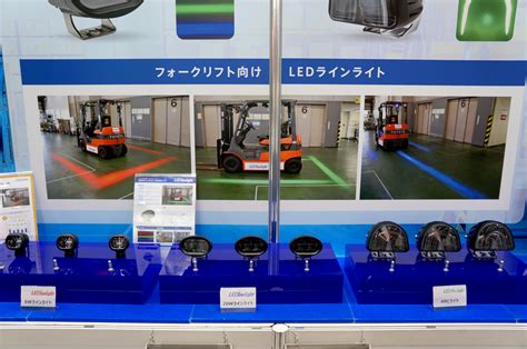 東京ビッグサイトにてフォークリフト用ledライト実機展示中！ フォークリフトのスペシャリスト ピー・シー・エスの業務日誌