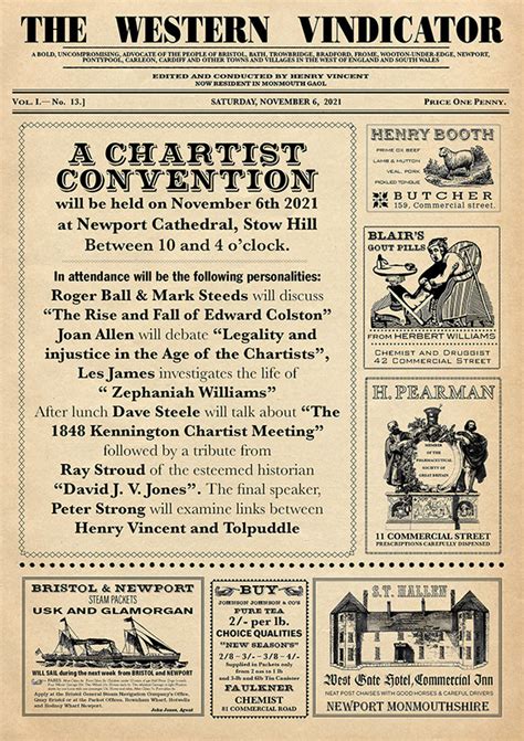 Newport Chartist Convention 2021 Bristol Radical History Group
